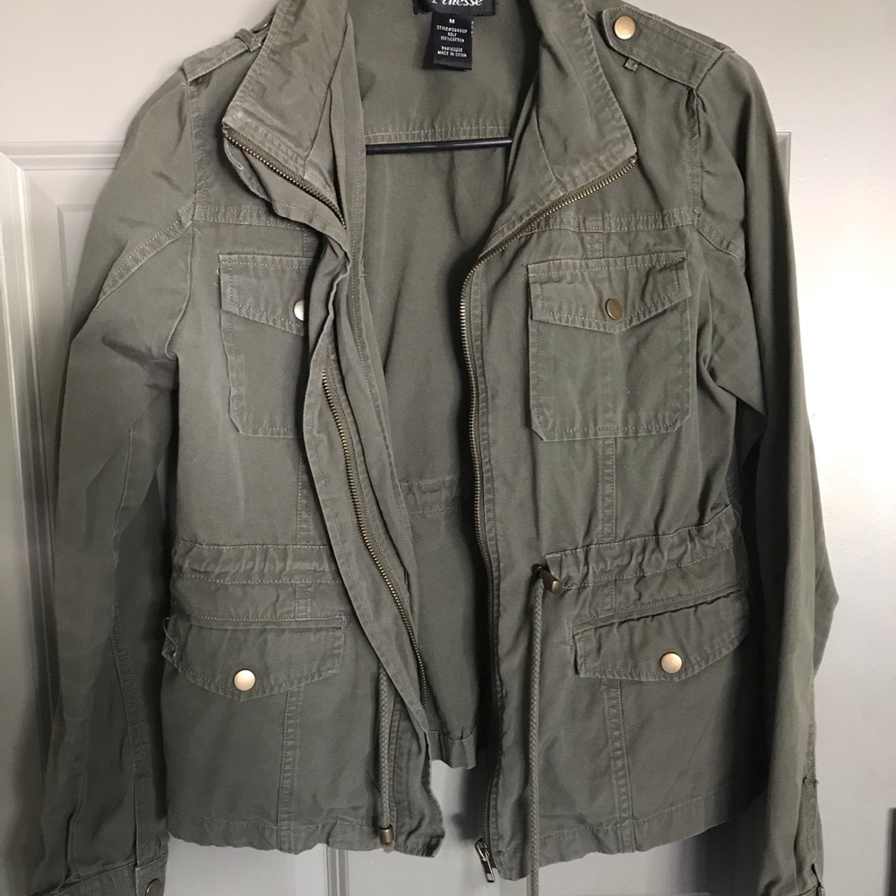 Navy green jacket